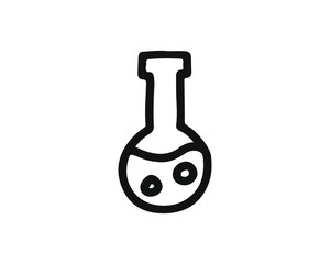 chemistry icon hand drawn design illustration,designed for web and app