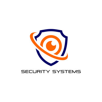 security system logo template vector icon.