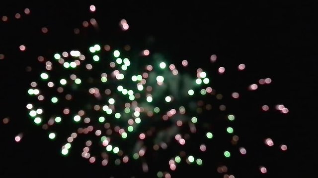 Blurred firworks or light leaks to be used as background or composits