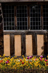 half timbered buildings stratford upon avon england uk