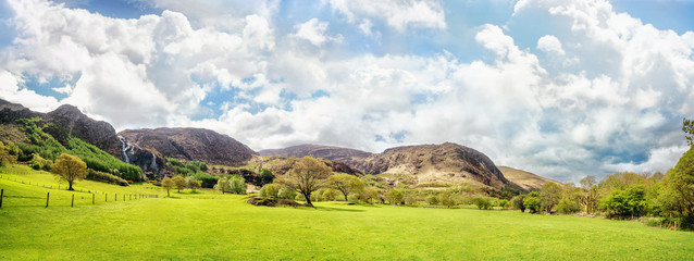 Beautiful panoramic landscape in Kenmare, County Kerry, Ireland
