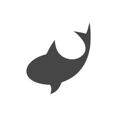 Marine fish logo design