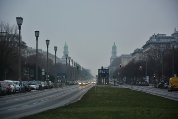 Karl Marx Boulevard and the buildings 