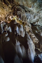 Cave stalactites and formations