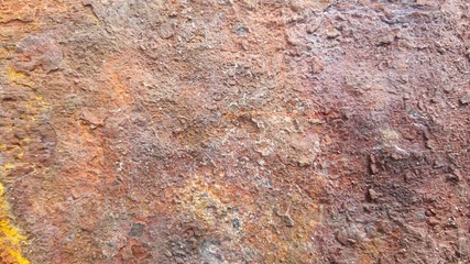textured wall with rust
