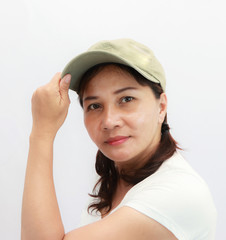 Naklejka premium concept of makeup or plastic surgery.