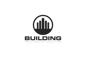 Fototapeta premium building logo and building icon Vector design Template. Vector Illustrator Eps.10
