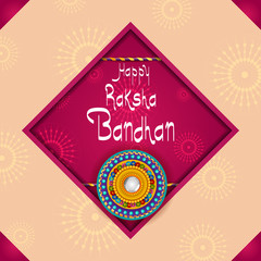 Rakhi background for Indian festival Raksha bandhan celebration