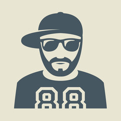 Man in a baseball cap