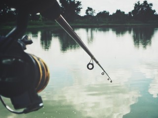 Fishing on the lake