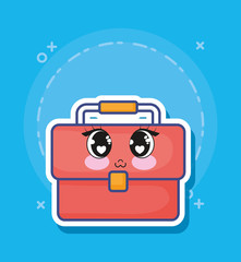 kawaii briefcase icon