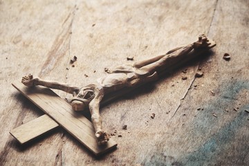 Close up of cross