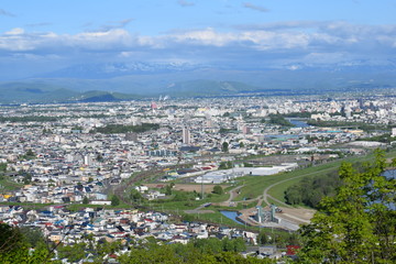 北海道旭川市の街並み