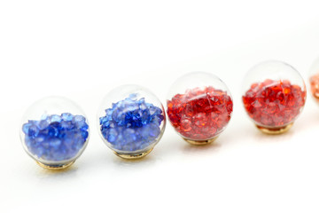 Colorful  Collection of glass beads