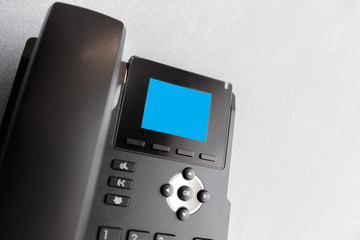 Hotel phone, close up