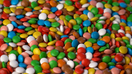 Fototapeta na wymiar Colorful chocolate candy background
