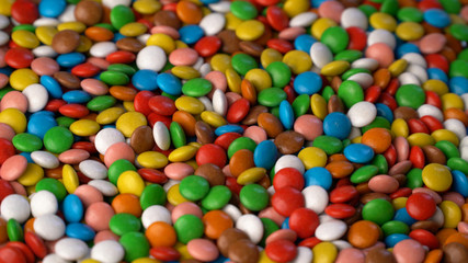 Colorful chocolate candy background