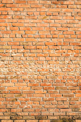 Naklejka premium Background of old vintage brick wall.