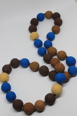 polymer clay fimo necklace 