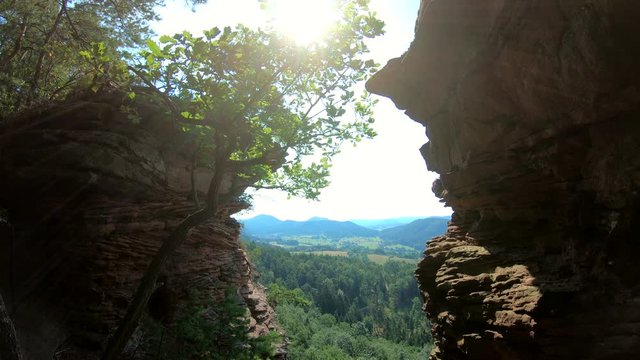 Kletterfelsen, Hochstein, Dahner Felsenland, Felsformation