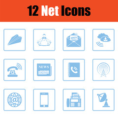 Communication icon set