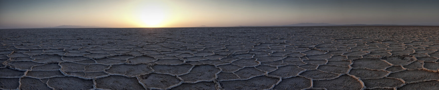 Dasht-e Kavir salt desert, Semnan, Iran, Asia