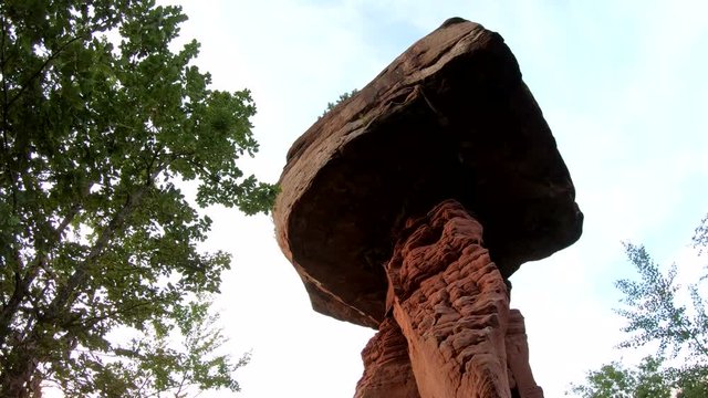 Buntsandsteinfelsen, Teufelstisch (Hinterweidenthal), Pilzfelsen