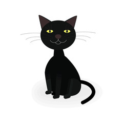 couples of cats silhouettes