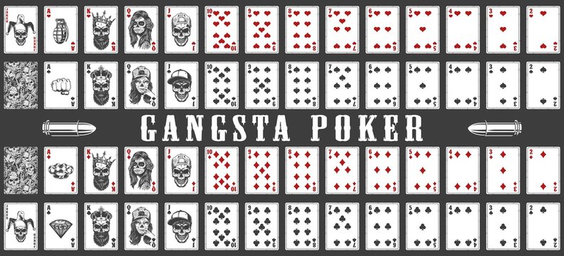 Deck Of Gangsta Playing Cards