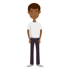 young african man avatar character