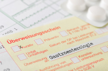 Überweisungsschein Gastroenterologie