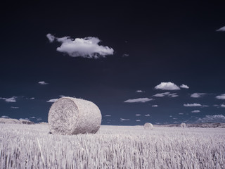 infrared photography - ir photo of landscape under sky with clouds - the art of our world in the...