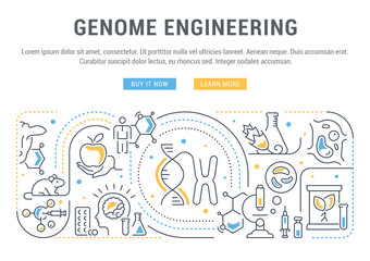 Linear Banner of Genome Engineering.