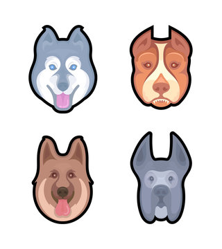 Set of Dogs For Set