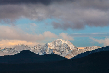View to Tatry mountains. 