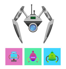 Cute Droid with Green Start Message on Display