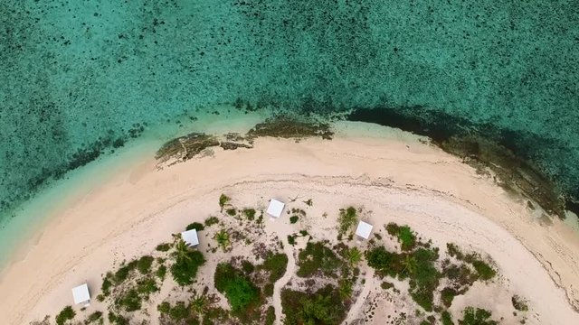 Done flying over island in Fiji