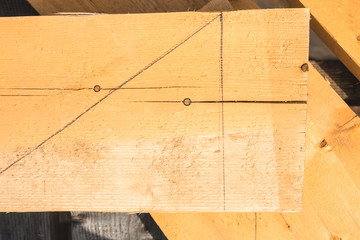 pencil lines on the Board