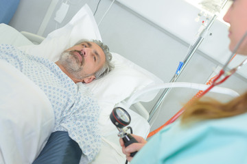 Obraz premium the patient's condition