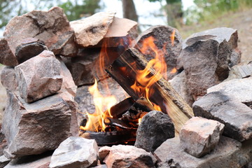Feuer Flamme Lagerfeuer