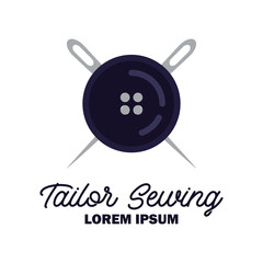 textile logo with text space for your slogan