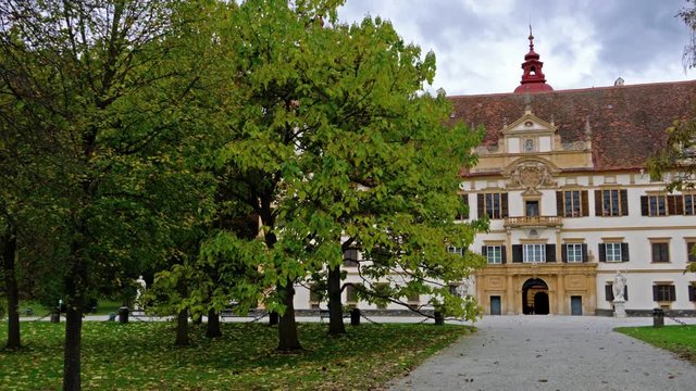 Eggenberg Baroque Palace or Schloss (1625) near Graz, Styria, Austria