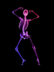X RAY SKELETON 3D RENDER