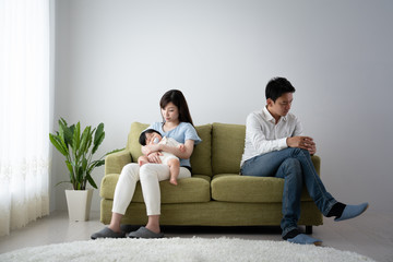 家庭崩壊のイメージ、喧嘩