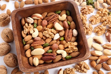 Mix of nuts.