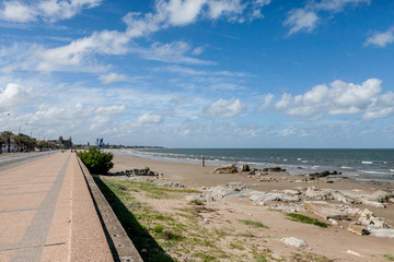 Coastal road in Uruguay