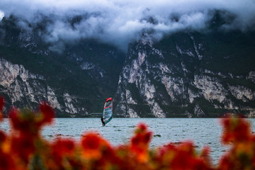 Windsurfer am Gardasee