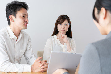 Obraz premium 保険のイメージ、夫婦