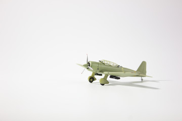 WW2 japanese fighter plane miniature model.