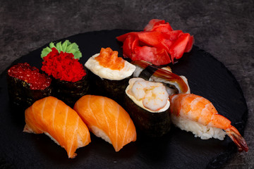 Japanese sushi set